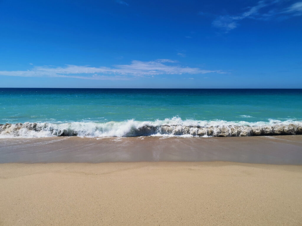 Waves at the beach near Todos Santos