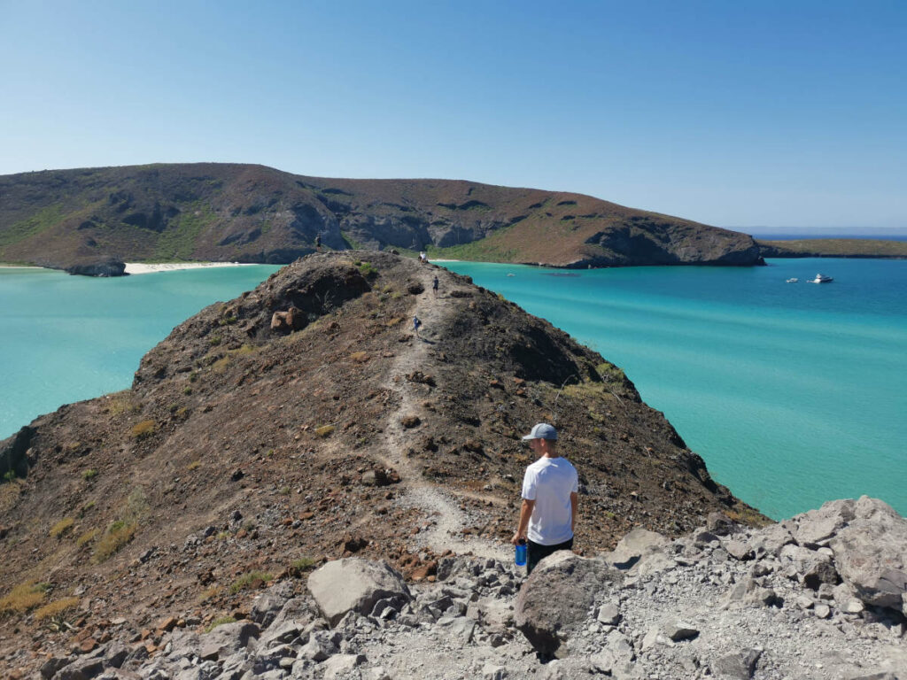 Walking to the Balandra Bay view point