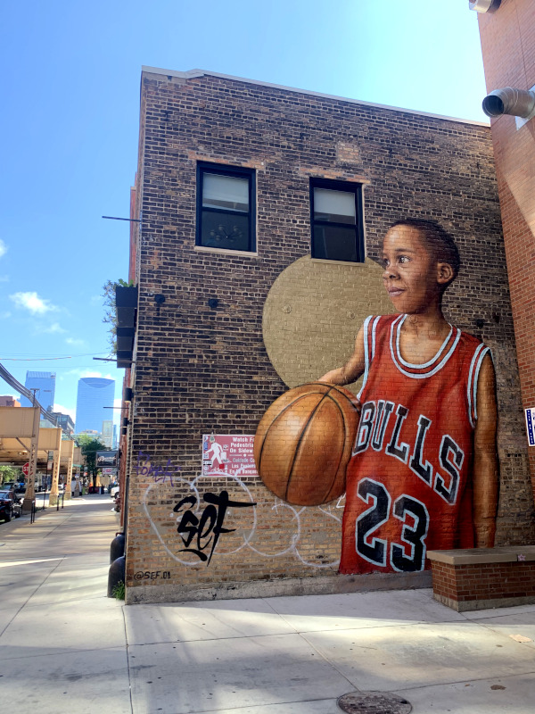 Another cool mural in Fulton Market. Location 1039 W Lake St