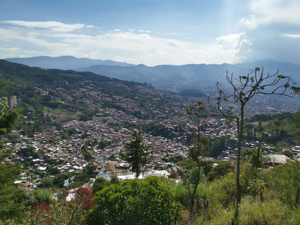 View over La Sierra neighborhood 